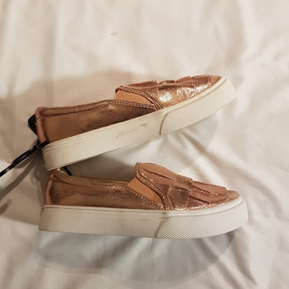 Wonder Nation Rose Gold girls shoes size 2 - Picture 7 of 7